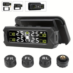 Jansite Car TPMS Solar Power Tire Pressure Monitoring System