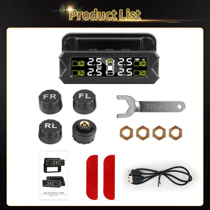 Jansite Car TPMS Solar Power Tire Pressure Monitoring System