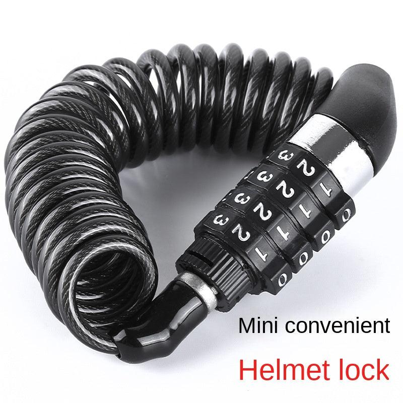 Steel Wire Chain Lock Bike Anti-theft Password Rope Lock