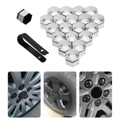 20pcs Car Wheel Nut Cap Auto Hub Screw Cover 17mm Bolt Rims Exterior Decoration