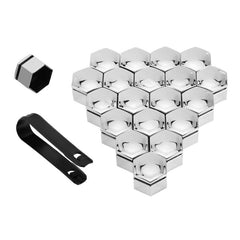 20pcs Car Wheel Nut Cap Auto Hub Screw Cover 17mm Bolt Rims Exterior Decoration