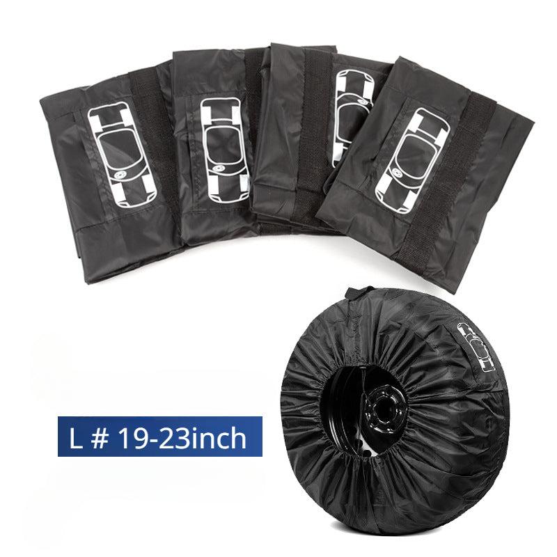 Portable Tire Cover Case Car Spare Tire Cover Storage Bags