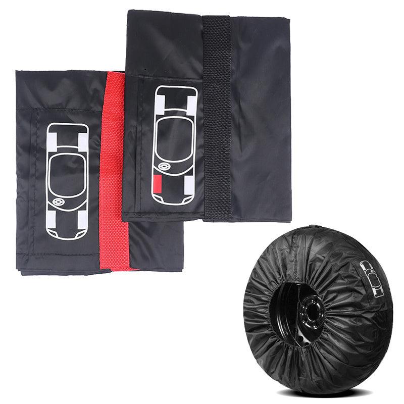 Portable Tire Cover Case Car Spare Tire Cover Storage Bags