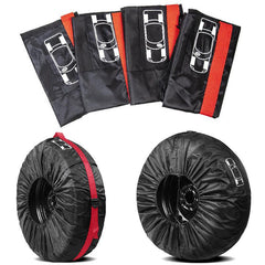 Portable Tire Cover Case Car Spare Tire Cover Storage Bags