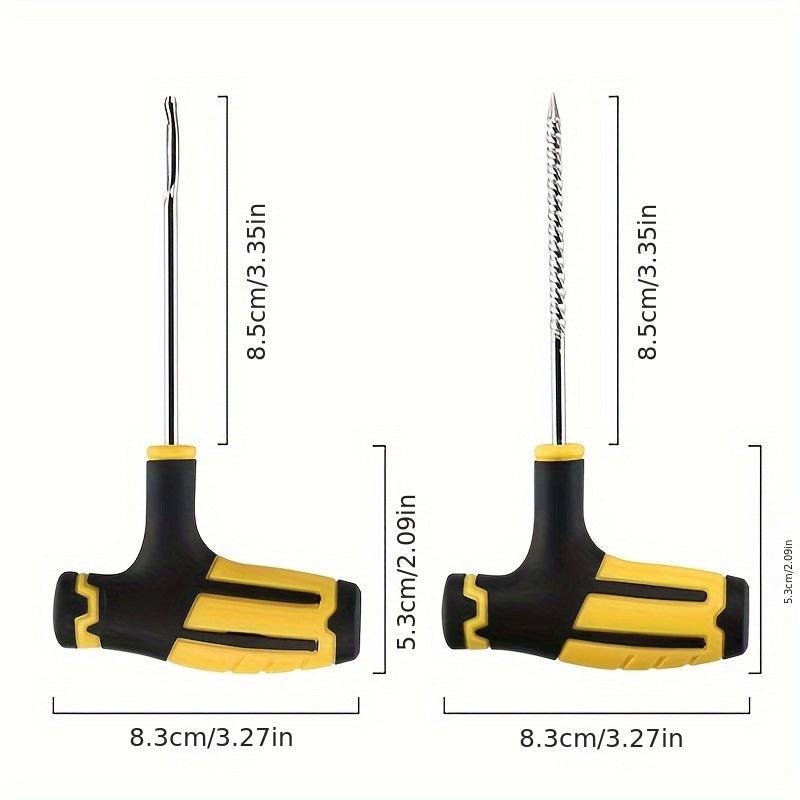 4pcs Car Tire Repair Kit Tubeless Emergency Puncture Repair