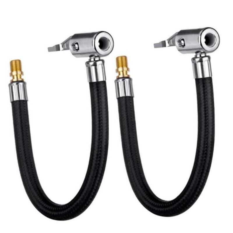 Tire Air Inflator Hose Pump Extension Tube Adapter