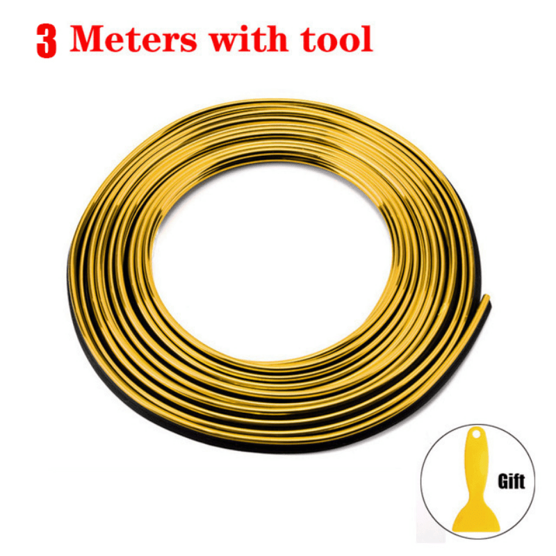 Universal Car Moulding Decoration Flexible Strips 3m 9 84ft