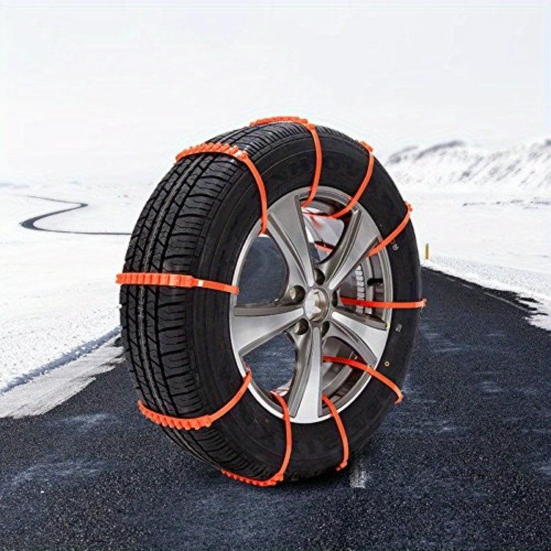10pcs Snow Tire Chain Car Cable Tire Reusable Non slip Tyer Chain