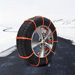 10pcs Snow Tire Chain Car Cable Tire Reusable Non slip Tyer Chain