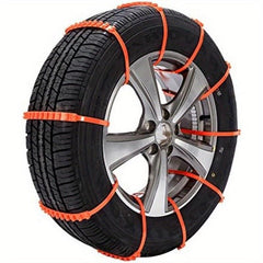 10pcs Snow Tire Chain Car Cable Tire Reusable Non slip Tyer Chain