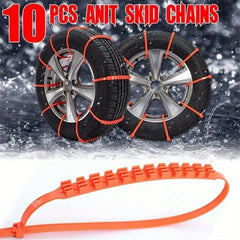 10pcs Snow Tire Chain Car Cable Tire Reusable Non slip Tyer Chain
