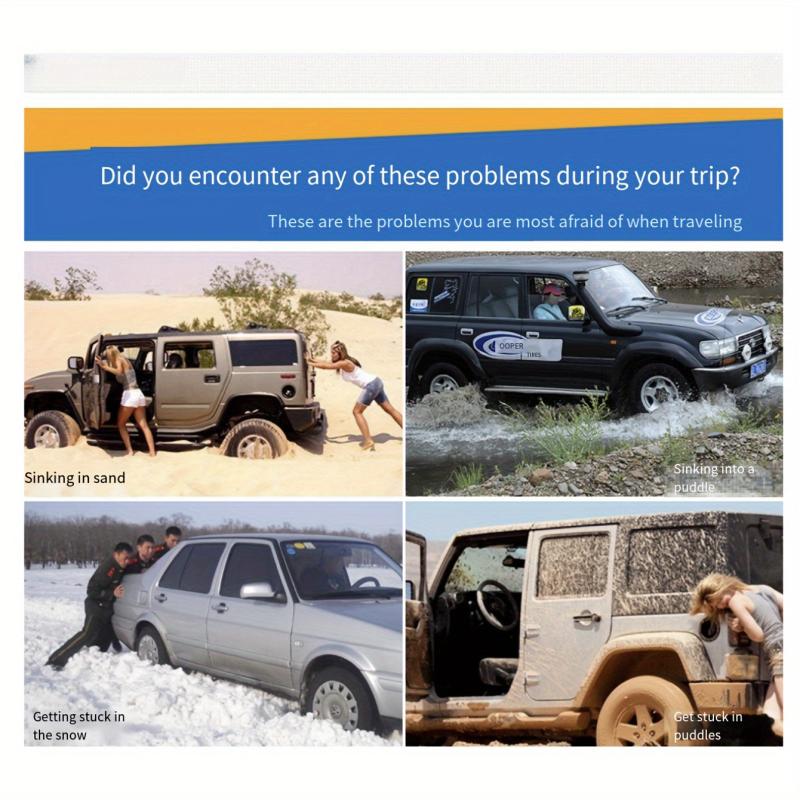 Automobile Tire Anti skid Pad Self rescue Escape Plate