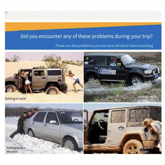 Automobile Tire Anti skid Pad Self rescue Escape Plate