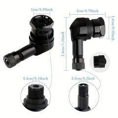 Aluminum Motorcycle Tyre Valve Extension with Adjustable Adaptor