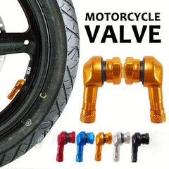 Aluminum Motorcycle Tyre Valve Extension with Adjustable Adaptor