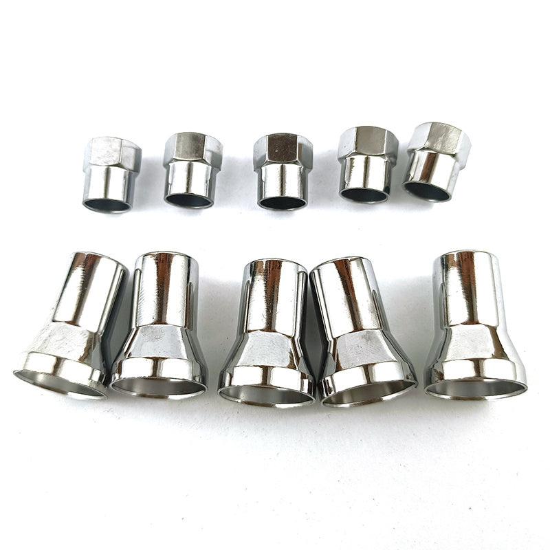 10Pcs Truck Tires Valve Stems Hex Cap Auto Accessories Sleeves