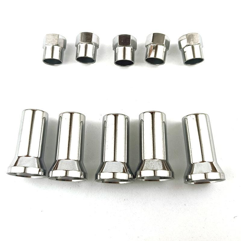 10Pcs Truck Tires Valve Stems Hex Cap Auto Accessories Sleeves