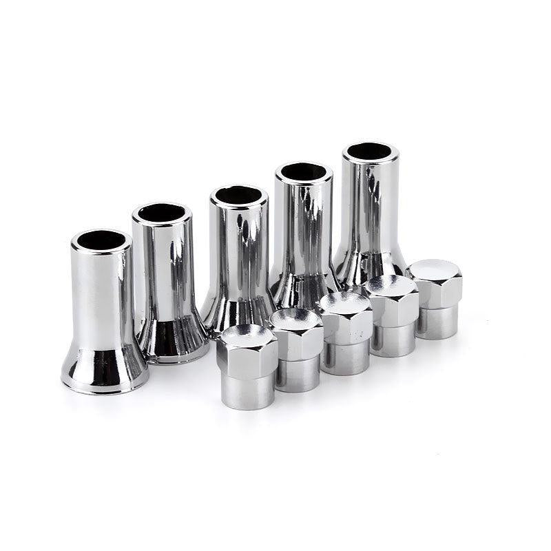 10Pcs Truck Tires Valve Stems Hex Cap Auto Accessories Sleeves