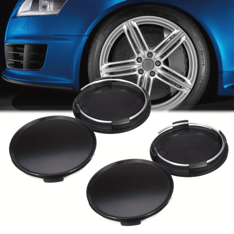 4pcs Universal 63mm Car Wheel Center Hub Cap Cover Set
