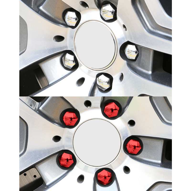 20pcs Wheel Nut Rim Cover 17mm Car Wheel Hub Protection Anti Theft Cap