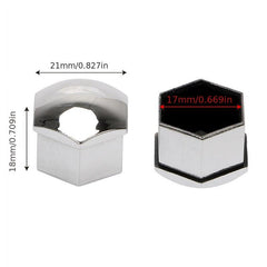20pcs Wheel Nut Rim Cover 17mm Car Wheel Hub Protection Anti Theft Cap