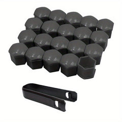 20pcs Wheel Nut Rim Cover 17mm Car Wheel Hub Protection Anti Theft Cap