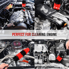 Long Soft Bristle Wheel Brush for Car Detailing