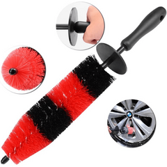 Long Soft Bristle Wheel Brush for Car Detailing