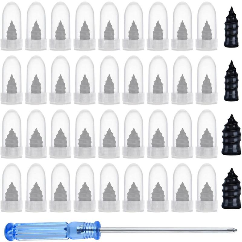 Tire Repair Rubber Nail Kit 40PCS - Durable Screws with Screwdriver