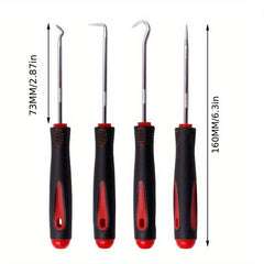 Car Repair 4pc Set Pull Hook Gravel Cleaning Tools