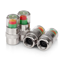 4pcs Car Tire Pressure Indicator Monitoring Valve Cap Sensor