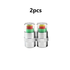 4pcs Car Tire Pressure Indicator Monitoring Valve Cap Sensor