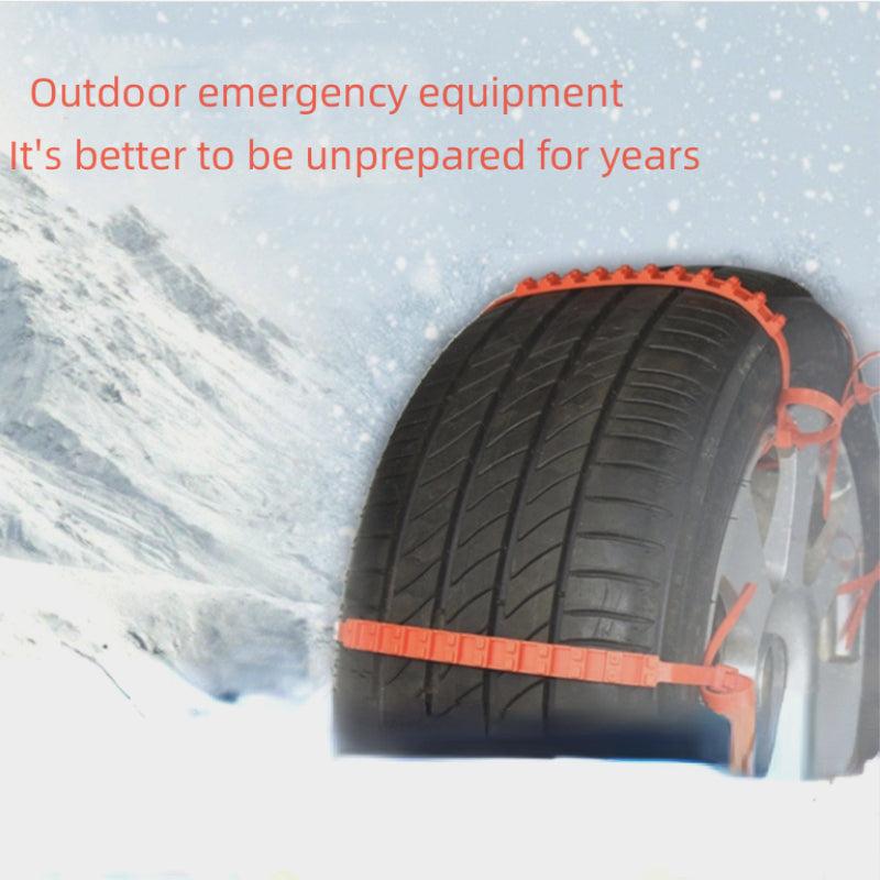 Car Plastic Anti slip Chain Tire Anti slip Ties Snow Mud Emergency Anti slip Cha