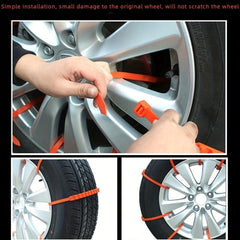 Car Plastic Anti slip Chain Tire Anti slip Ties Snow Mud Emergency Anti slip Cha