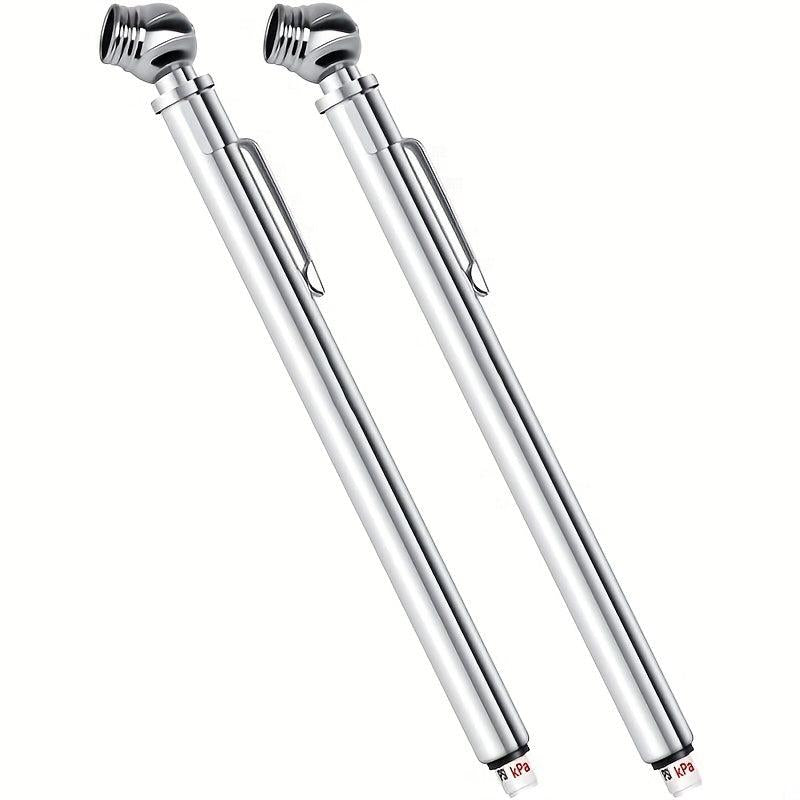 Stainless Steel Tire Pressure Gauge 10-75PSI 1 Pack