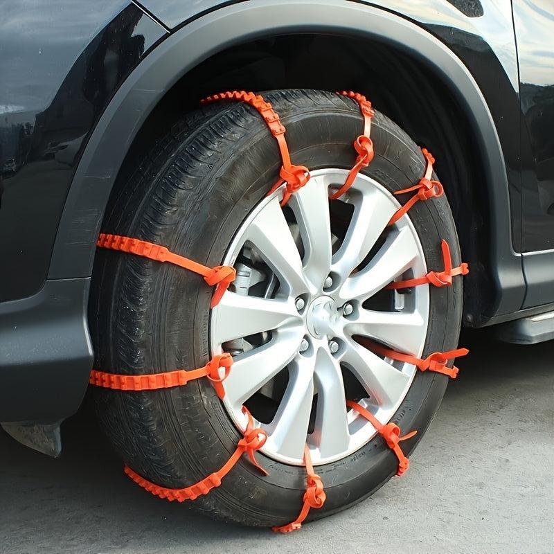 10pcs Anti Skid Snow Chains Car Winter Tire Wheels Chains