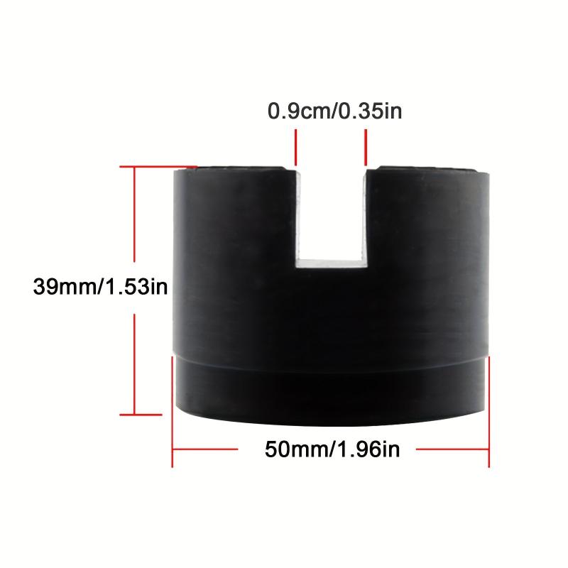 Rubber Jack Rearguard Adapter Pad Frame Railway Frame Protection 2pcs