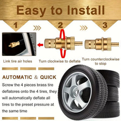 Tire Deflator 6 30 PSI Tire Deflator Air Down Tire Deflators Offroad Accessories