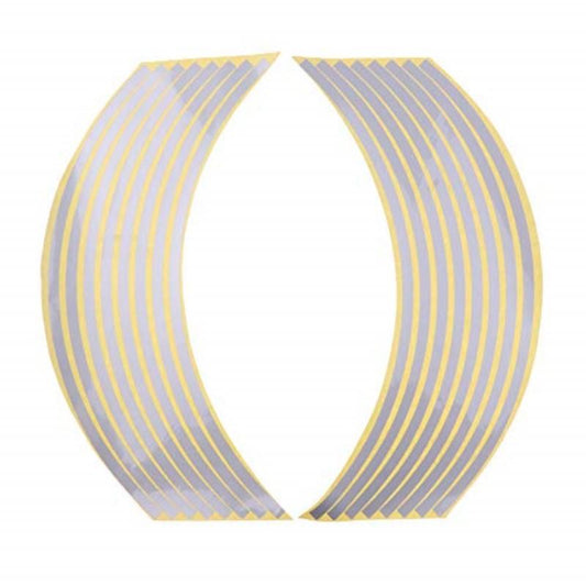 16 Pcs 18' Waterproof Motorcycle Wheel Rim Reflective Stickers