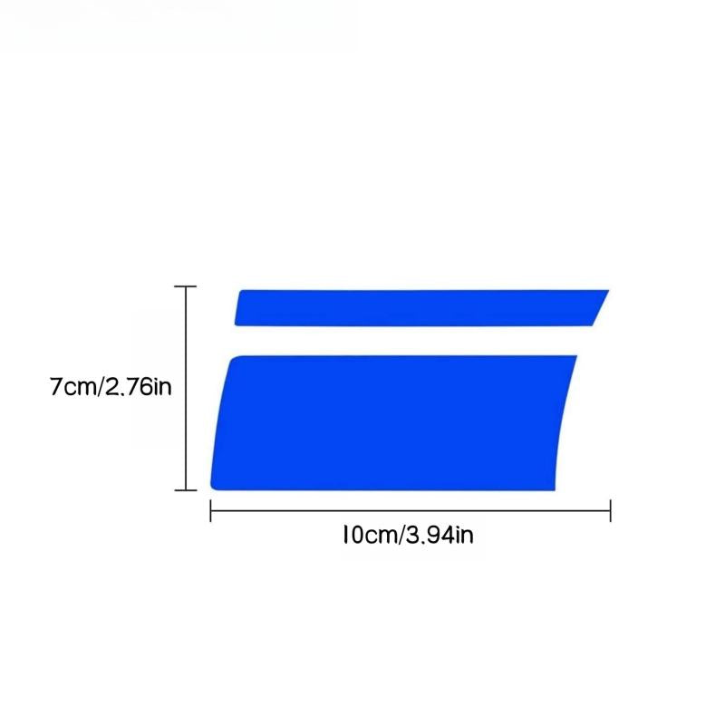 4pcs Reflective Wheel Rim Decals 45-53 Size Car Accessories
