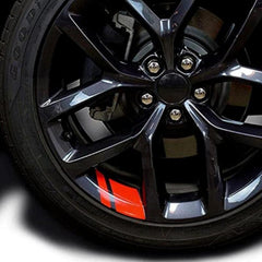 4pcs Reflective Wheel Rim Decals 45-53 Size Car Accessories