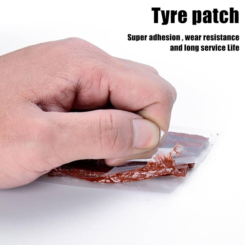Tubeless Tyre Puncture Repair Kit Tool Auto Tire Plug Kit With 15 Rubber Strips