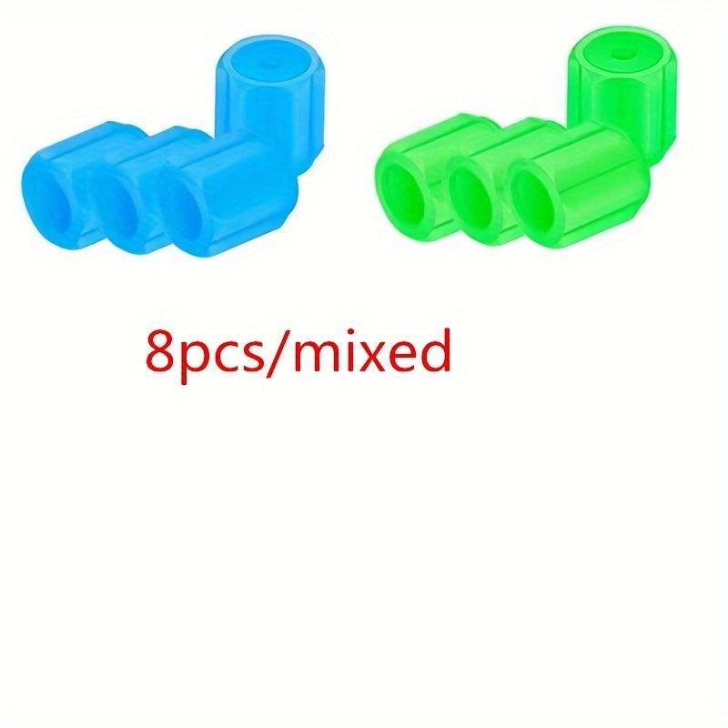 Personality Mix And Match Mini Fluorescent Tire Valve Covers