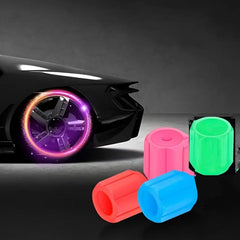 Personality Mix And Match Mini Fluorescent Tire Valve Covers
