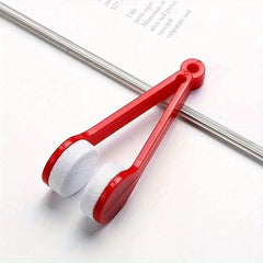 5pcs Glasses Cleaning Rub Eyeglass Sunglasses Microfiber Cleaner Brushes