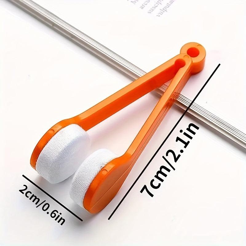 5pcs Glasses Cleaning Rub Eyeglass Sunglasses Microfiber Cleaner Brushes