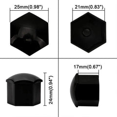 20pcs Car Wheel Nut Caps Protection Anti Rust Auto Hub Car Tire Screw Caps
