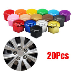 20pcs Car Wheel Nut Caps Protection Anti Rust Auto Hub Car Tire Screw Caps