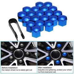 20Pcs Car Wheel Nut Caps 19 21mm Auto Hub Screw Cover Bolt Rims Exterior