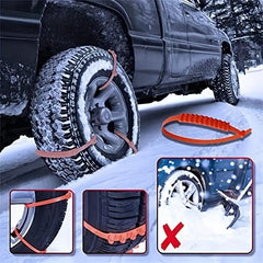Universal Emergency Snow Tire Chains for Security Winter Driving Car Truck SUV